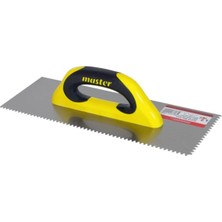 Master 35 cm Üçgen Diş  Kapalı Sap Seramik Mala