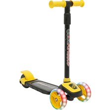 Cool Wheels 3 Tekerlekli Işıklı Twist Sarı Scooter