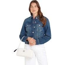 Tommy Jeans Kadın Omuz Çantası AW0AW17295YBH Beyaz