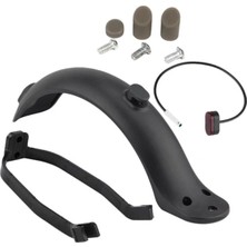 EYM Scooter Arka Çamurluk Koruma + Braketi + Kanca + Arka Lambası Xiaomi M365 Elektrikli Scooter Uyumlu