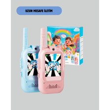 Mey İthalat Mey Ithalat® Uzun Menzilli Video Walkie Talkie Eğitici ve Eğlenceli Oyuncak