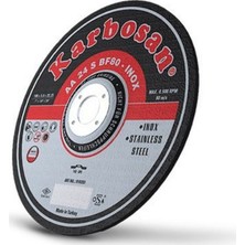 Karbosan Inox Kesici Düz Ispiral Taşı ( 180X3.0X22 Mm)