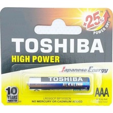 Toshiba Ince Alkalinli Pil (Aaa 1.5 V)