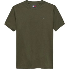 Tommy Jeans Erkek Tişört DM0DM21780 Yeşil