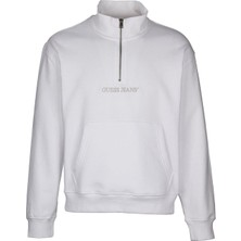 Guess Jeans Erkek Sweatshirt M5RQ42KCPR1 Beyaz