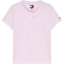 Tommy Jeans Kadın Tişört DW0DW22277 Pembe