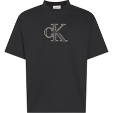Calvin Klein Jeans Erkek Tişört LV04RF819G Siyah
