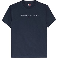 Tommy Jeans Erkek Tişört DM0DM20744 Mavi