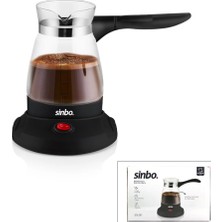 Go İthalat Cam Elektrikli Cezve Türk Kahve Makinesi - 5FİNCAN=500ML Kablosuz Kullanım- 360°DÖNER 600W SCM-2981 (5477)