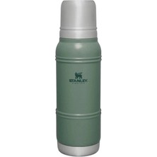 Stanley 1 Litre Termal Şişe Hammertone Green The Artisan Thermal Bottle Paslanmaz Çelik ve Çift Katmanlı İzolasyon Özellikli