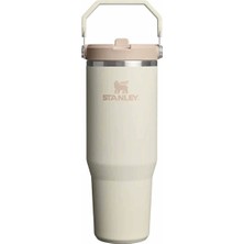 Stanley The Iceflow Flip Straw Pipetli Termos Cream 0.89 Litre