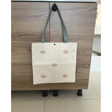 Marys Concept Nakışlı Kol Çantası Pembe Çiçek Işlemeli