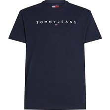 Tommy Jeans Erkek Tişört DM0DM20744 Indıgo