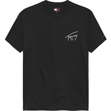 Tommy Jeans Erkek Tişört DM0DM22320 Siyah