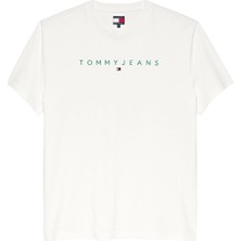 Tommy Jeans Erkek Tişört DM0DM20744 Yeşil