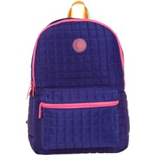 Kaukko Quilted Sırt Çantası (Navy Blue)