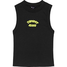 Tommy Jeans Kadın Tişört DW0DW22280 Siyah