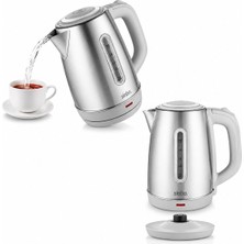 Go İthalat Inoks Çelik Kettle Su Isıtıcısı Kablosuz Kullanım 1.8lt 360° Dönebilme Otomatik Kapanma SK-8031 (5477)