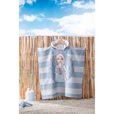 Özdilek Frozen Ice Queen Disney Lisanslı Kadife Çocuk Panço 4/9 Yaş