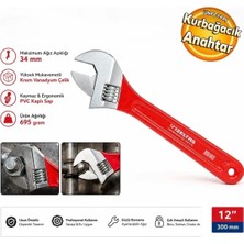 İzeltaş İZL012 Ingiliz Kurbağacık Anahtar 12'' Izole Kurbağacık Boru Anahtar