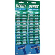Go İthalat Derby Banyo Body Tek Bıçak Kartelalı Jilet 48PCS (5477)