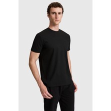 Pierre Cardin Regular Fit Erkek Tişört Pu 9731 Siyah