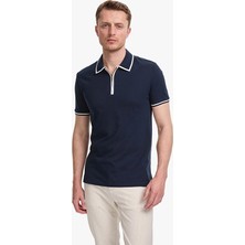 Pierre Cardin Slim Fit Erkek Tişört Pu 11067 Lacivert