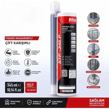 Piton PTN01 345 ml Genel Amaçlı Iki Karışımlı Kimyasal Dübel Epoksi Çift Karışım Beton Dübel