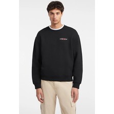Guess Jeans Erkek Sweatshirt M4YQ17K9V31 Siyah