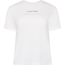 Calvin Klein Jeans Kadın Tişört LV047C811G Beyaz