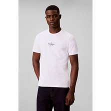 Calvin Klein Jeans Regular Fit Erkek Tişört LV04RB866G Beyaz