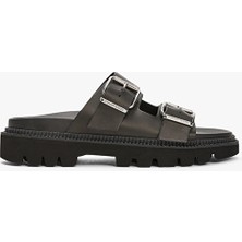 Tommy Jeans Kadın Double Strap Sandal Terlik EN0EN02753BDS Siyah