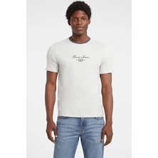 Guess Jeans Slim Fit Erkek Tişört M5BI33KCTX1 Gri