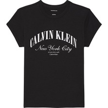 Calvin Klein Jeans Kadın Tişört LV047F815G Siyah