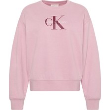 Calvin Klein Jeans Kadın Sweatshirt LV047B234G Pembe