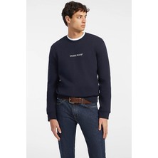 Guess Jeans Erkek Sweatshirt M4YQ19K9V31 Lacivert