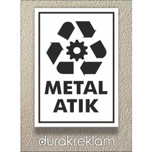 Durak Reklam Metal Atık Levhası A4 20X30 cm
