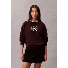 Calvin Klein Jeans Kadın Sweatshirt LV047B234G Mor