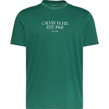 Calvin Klein Jeans Erkek Tişört LV14RF804G Yeşil