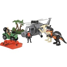 Juda Toys Dinozor Oyun Seti 26 Parça Sesli ve Işıklı