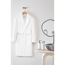 Cottons &amp; Clouds Solid Towel Şal Yaka Bornoz