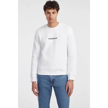 Guess Jeans Erkek Sweatshirt M4YQ19K9V31 Beyaz