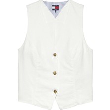 Tommy Jeans Kadın Gömlek DW0DW22223 Beyaz