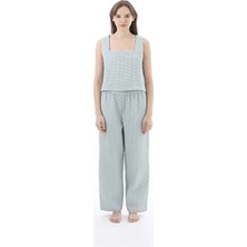 Cottons &amp; Clouds Kadın Pijama Takımı CC7003 Mavi