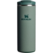 Stanley 0.35 Litre Haki Renkli Transit Fliptop Mug Paslanmaz Çelik Sızdırmaz Kapak ile Uzun Süre Sıcak Tutma