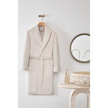 Cottons &amp; Clouds Solid Towel Şal Yaka Bornoz