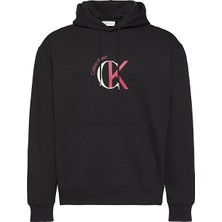 Calvin Klein Jeans Erkek Sweatshirt LV04RE255G Siyah