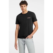 Guess Jeans Slim Fit Erkek Regular Fit Tişört M4YI55K8HM0 Siyah