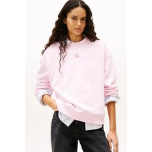 Tommy Jeans Kadın Sweatshirt DW0DW17325 Pembe
