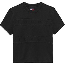 Tommy Jeans Kadın Tişört DW0DW22539 Siyah